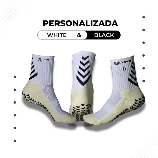 Calcetas antideslizantes personalizadas HPS (Blancas)